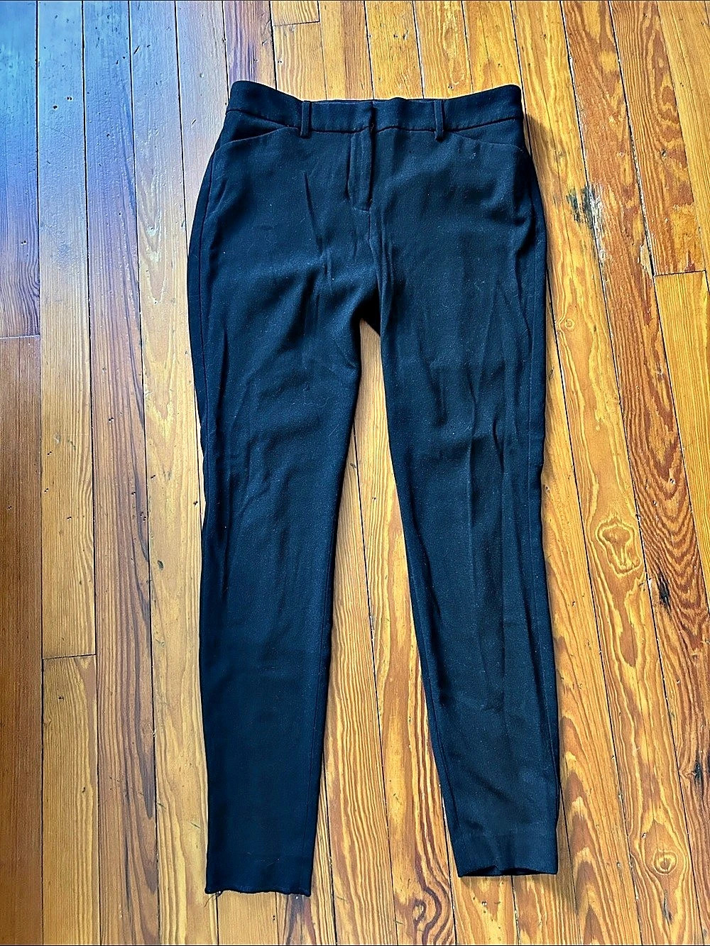 Express Skinny Mid Rise Dress Pants Black Size 6
